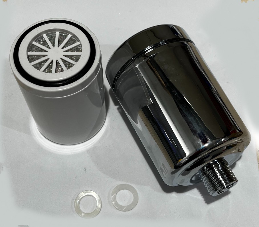 PAKKETILBUD – 2 stk. Chrome Brusefiltre + 2 stk. Refillpatroner – Spar 20%