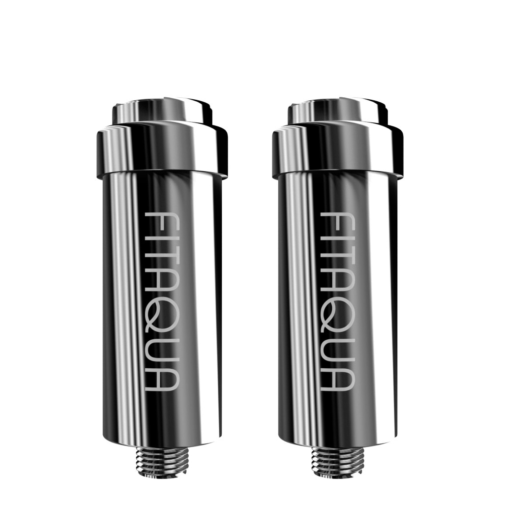 PAKKETILBUD - 2 stk. Chrome Anti-kalk ANM+ Brusefiltre